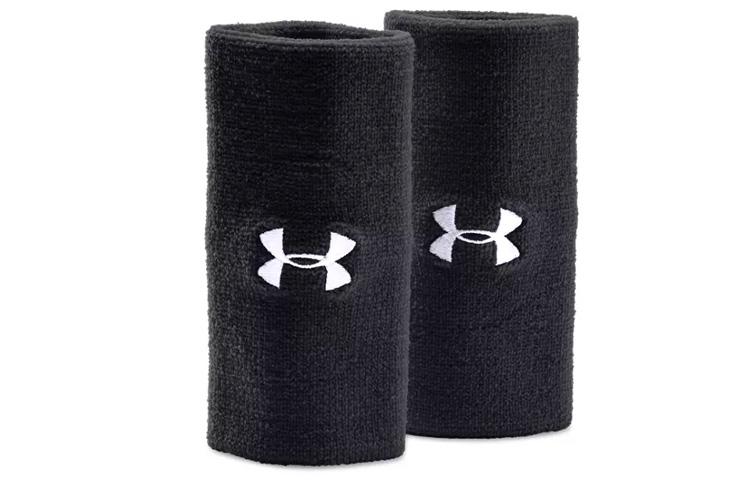 Under Armour Wristbands Unisex Black 1218006-001 F