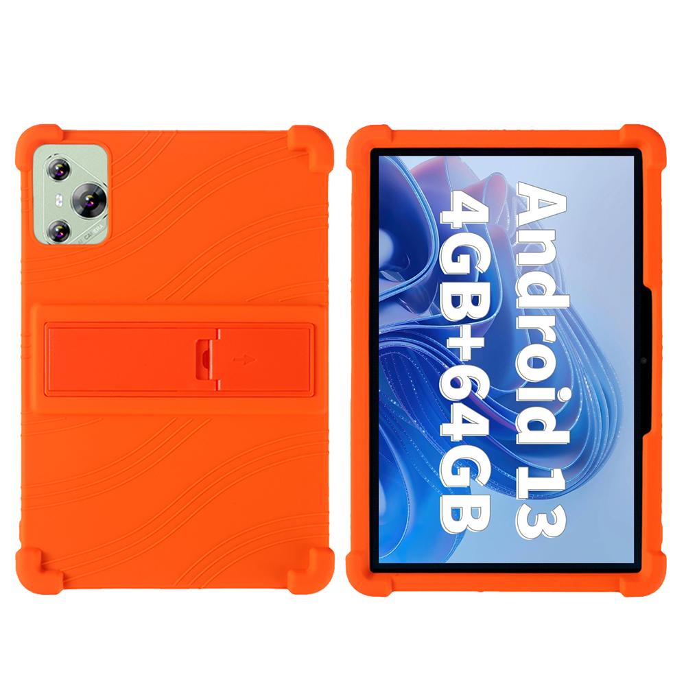 

Для планшета Pad 9 Pro 10,1 дюйма Силиконовый защитный [Безопасный для детей] Утолщенные углы Ударопрочный Мягкий силиконовый регулируемый чехол оранжевый