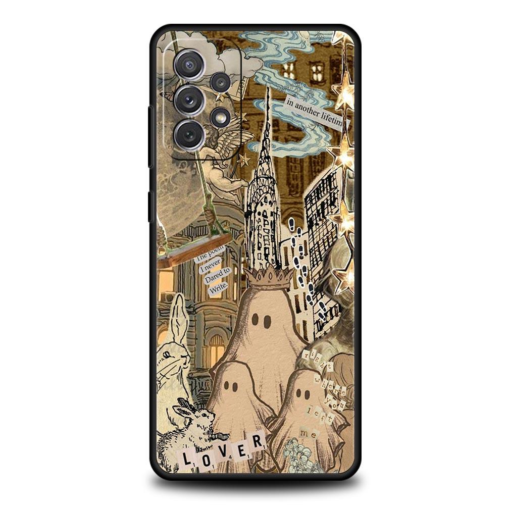 

Милый чехол для телефона с маленьким привидением для Samsung Galaxy A15 A13 A51 A71 A41 A31 A21S A03S A05 A12 A32 A52 A23 A25 A33 A53 A73 5G Samsung A41