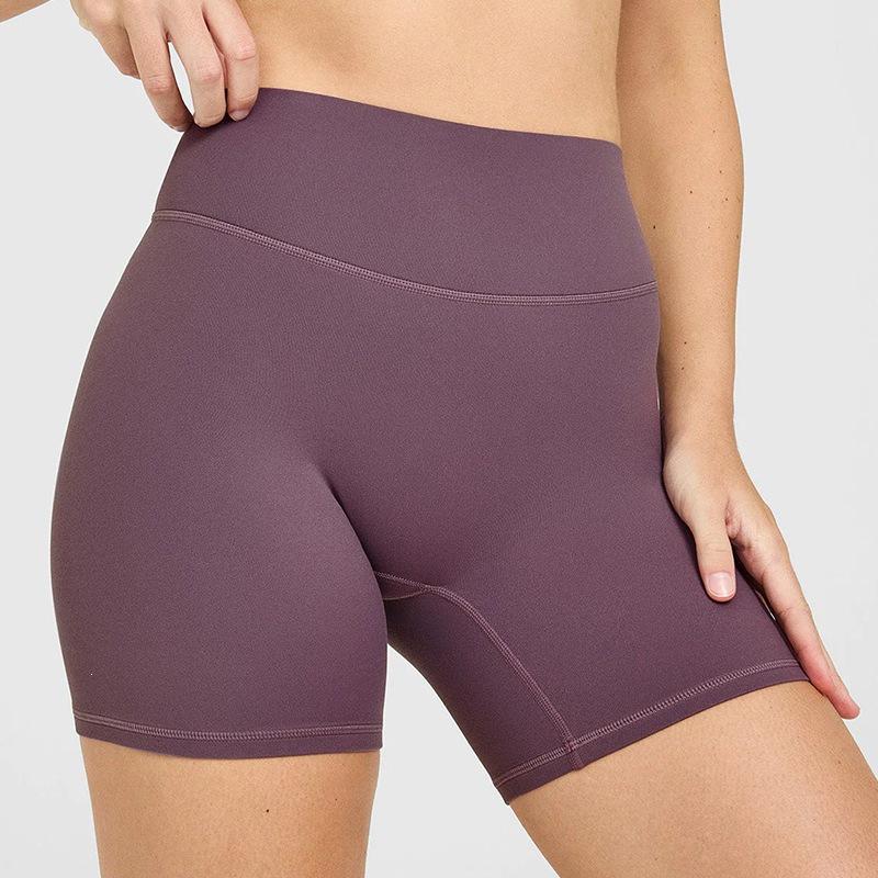 European & Asian Peach Hip Yoga Sports Shorts: High Waist, Slimming, Outdoor Cycling