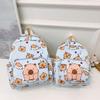 Capybara Childrens Trendy Backpack Stylish Nylon School Bag For Boys Girls And