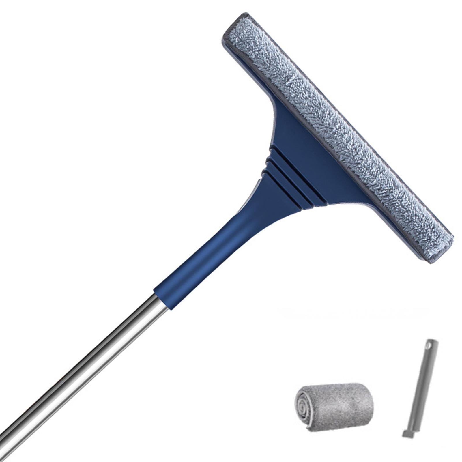 

Бытовой скребок для мытья окон Нескользящий скребок для стекла из мягкой резины Инструмент Подарок на новоселье Семья Мяо-Мы синий