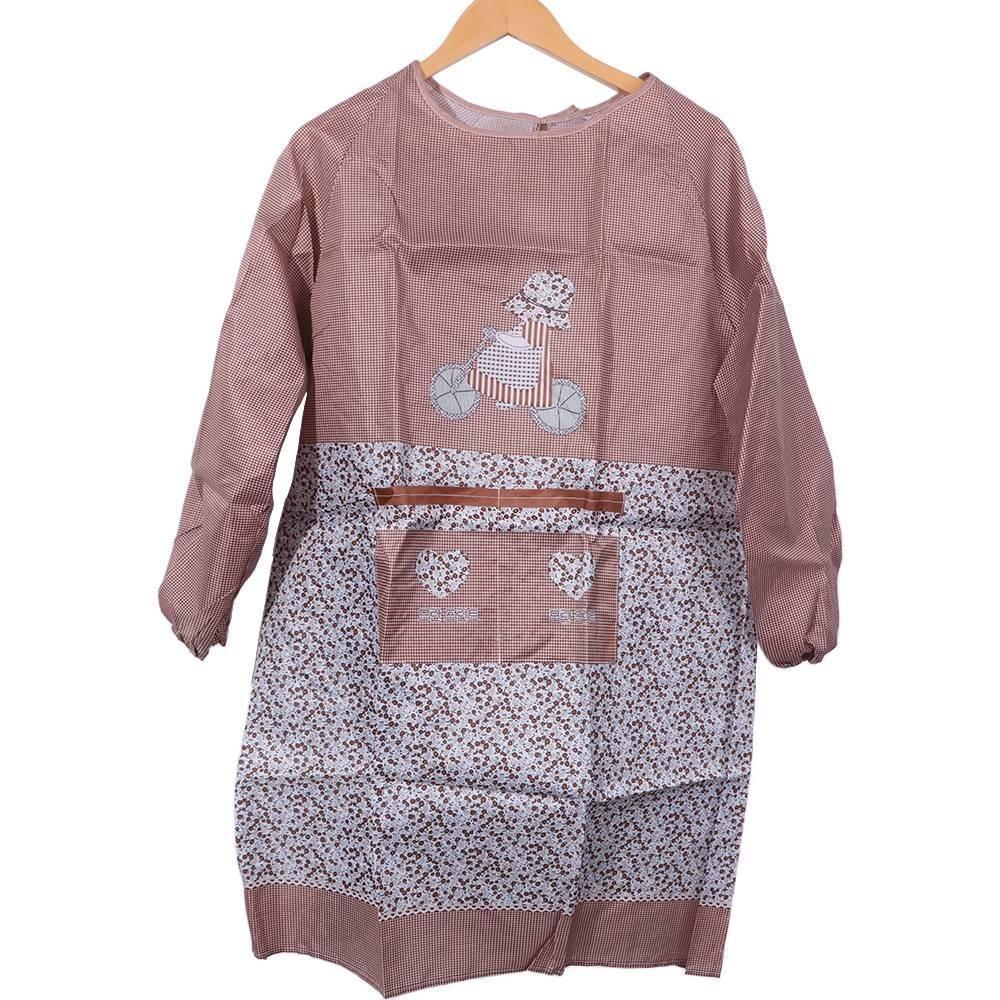 Oil-Proof Kitchen Apron Waterproof Cooking  Cover Clothing Long Sleeves Cooking Apron  Restaurant