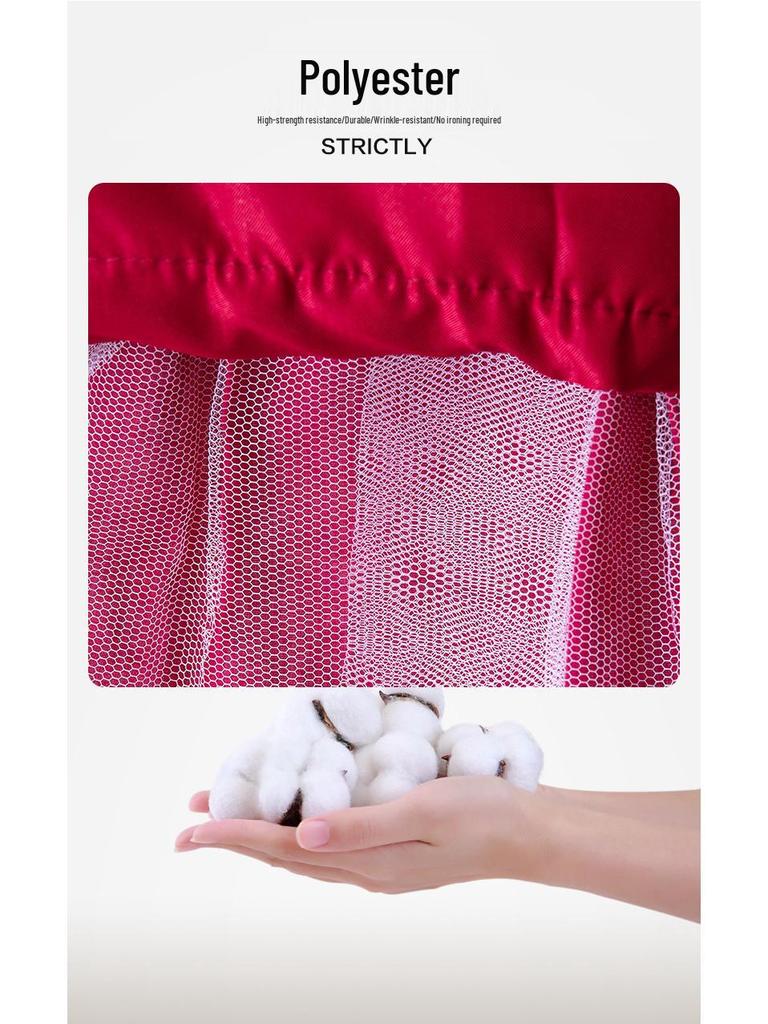 New Puffy Bridesmaid Girl's Dress with Layered Butterfly Design - Princess Evening Gown for Weddings or Festivals