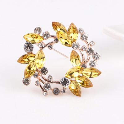 Spilla da Donna Spilla Corona di Cristalli Spilla Corona di Cristalli Vintage Spilla in Lega Strass da Donna Accessori Corsage Atmosferici