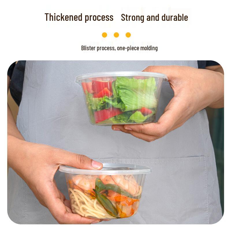Faxilong Einweg-Lebensmittelbehälter mit Deckel