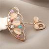Opal And  Umbrella Brooch Pin Cute Korea Style Brooches For Women