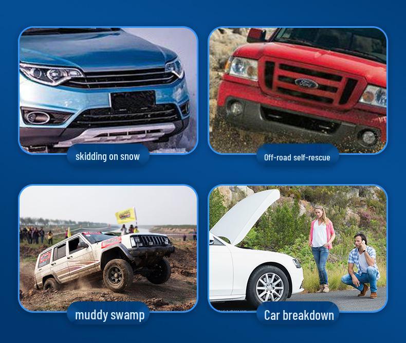 Waterproof Portable Electric Winch Accessories - Vehicle Self-Rescue Mini Crane for Off-Road Use