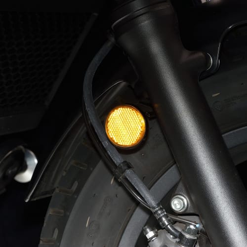 Daytona Universal Reflector Round Amber M6 Bolt Mounting Type 76288