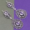 925 Silver White Topaz Sterling Earring Jewelry Gemstone Handmade Earrings