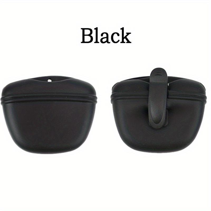 

Силиконовая сумка для лакомств для собак, портативная поясная сумка для дрессировки собак, уличная кормушка для щенков, сумка для закусок, сумка для хранения наград, товары для домашних животных чёрный