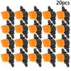 Irrigation Control Valves Water Flow Plastic Agriculture Regulate 20Pcs