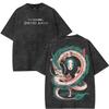 Retro Vintage Limited Spirited Away Chihiro Washed Tee Unisex Heavyweight Cotton