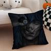 SSally Face Cushion Cover Throw Pillow Cover Hidden Button Durable Polyester Chair Cushion
