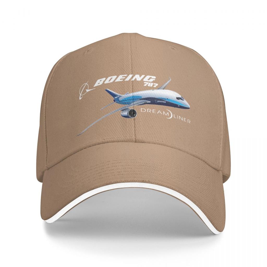 Boeing 787 Dreamliner Akcesoria Uniseks Damskie Czapki baseballowe Kapelusze Czapka Casual Formalne zajęcia Regulowane nakrycia głowy