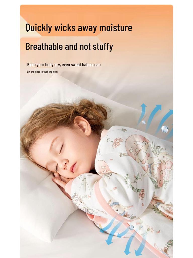 Four Seasons Baby Sleeping Bag - Anti-Kick & Anti-Startle, One-Piece for Newborns & Children, Spring & Autumn, Winter Style