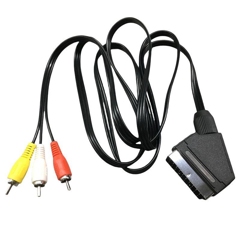 Compatible RGBS SCART Cable for Sony PS2/PS3 to European TV