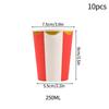 10Pcs CampingPicnic Tableware Set Disposable Paper Dishes Plate Cup Outdoor Camping Accessories Portable Cutlery