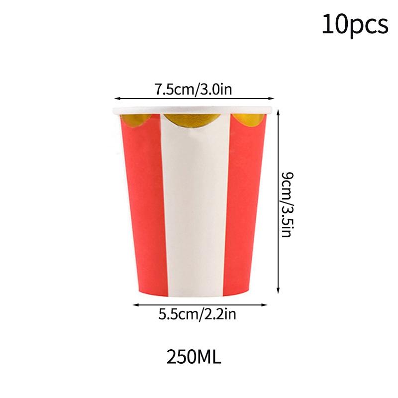 10Pcs CampingPicnic Tableware Set Disposable Paper Dishes Plate Cup Outdoor Camping Accessories Portable Cutlery