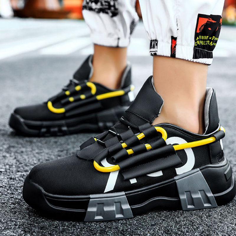 Мужские кроссовки с сетчатой ​​дышащей баскетбольной обувью — фото 10