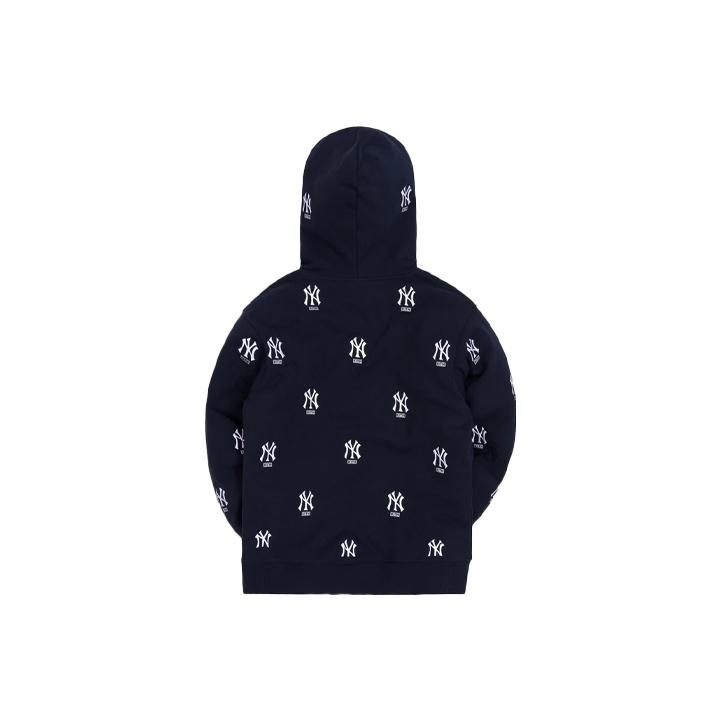 Kith For Major League Baseball New York Yankees Monogram Hoodie Navy Unisex Tops Blue KH2450-102