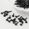 100Pcs/Bag Safety Oval Nose for Teddy Dog 4X5MM/5X7MM DIY Black Plastic Stuffed Doll Eyes  Doll Eyes Safety Oval Nose