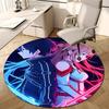 1pc Sword Art Online1 Design Printed Area Round Carpet for Bedroom Living Room Home Decor Rugs Mat Non Slip Mat Rug for Bedside