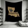 New Orleans Saints Wall Tapestry Aesthetic Wall Hanging Printed Fabric Blanket Decorative Tapestries for Bedroom Living Room Home Decor