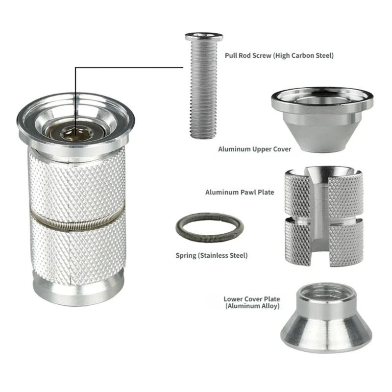 Universal Bike Fork Expander Bolt Bike Headsets Stem Extender Fork Expansion Compressions Plugs Insert Bowl Top Cap Mount