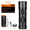 Rechargeable LED Zoom Flashlight