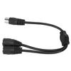 DIN 8-Pin Splitter Adapter Cable, 0.8-Pin Male to 2.8-Pin Female DIN Cable, 8-Pin Signal Audio Connection Cable