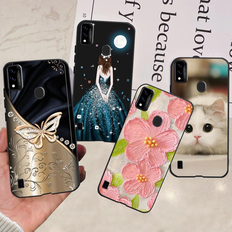 For ZTE Blade A51 A71 Case New Fashion Painted Back Cover Shockproof Phone Case For ZTE Blade A71 A7030 BladeA51 Soft TPU Fundas