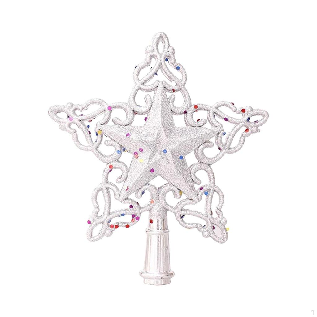 Christmas Tree Top Star ,Christmas Decoration ,Xmas Ornament ,Snowflake Ornaments