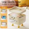 A95I-Cute Desktop Storage Box For Home Use Household Bedroom Living Room Bedside Multi-Function Tissue Box