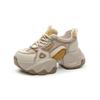 Daddy shoes girl 2025 new retro special color matching network casual fashion versatile comfortable platform running women's shoes
