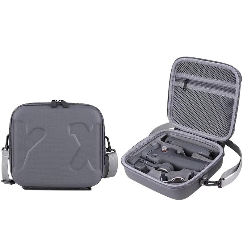 Osmo Mobile 7P Case, PU Leather Portable Shoulder Bag Storage for DJI Osmo Mobile 7 Pro/7 Gimbal Stabilizer and Accessories