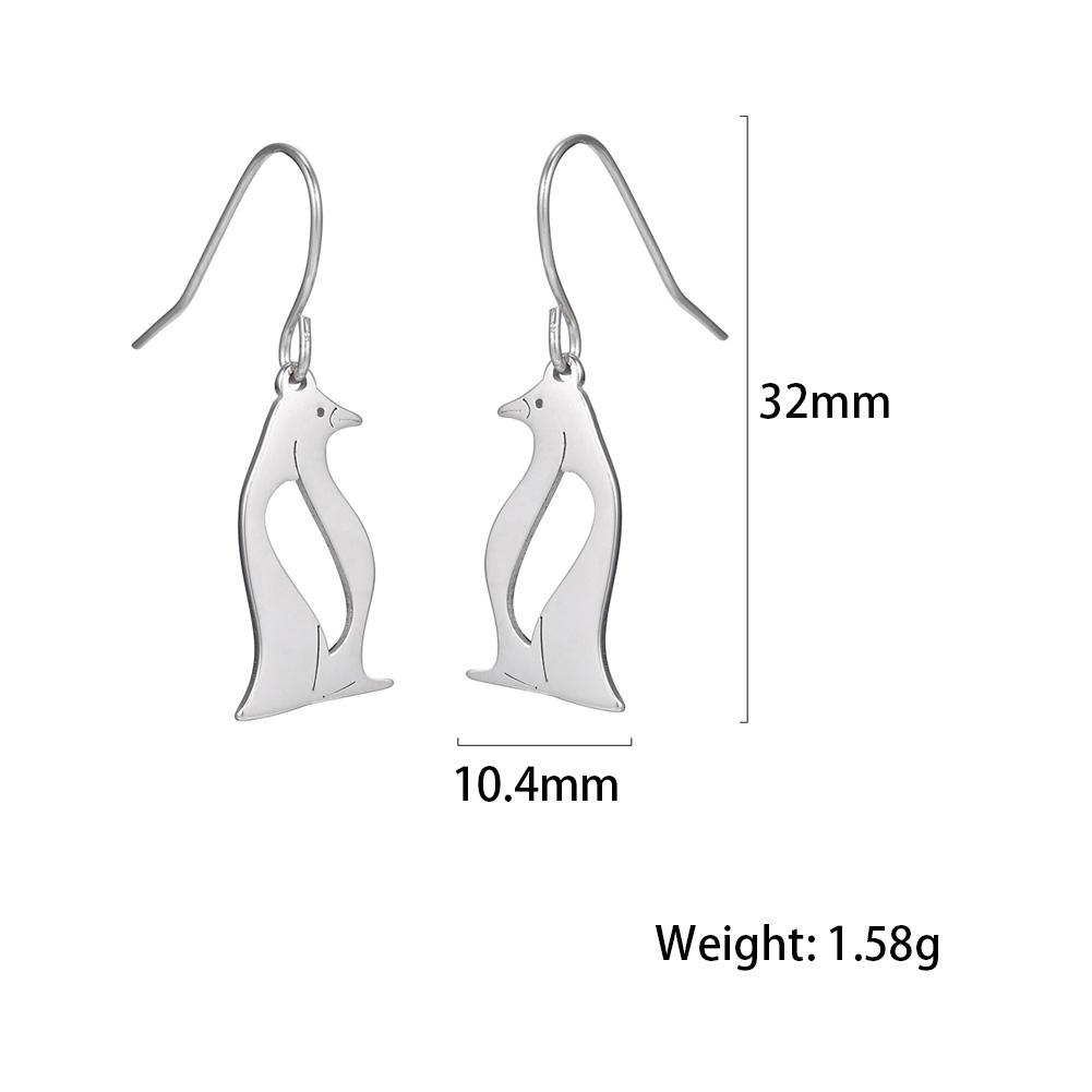 

My Shape Stainless Steel Fashion Cute Dolphin Drop Earrings For Women Girls Funny Gold Color Animals Pendant Party Jewelry Gifts
