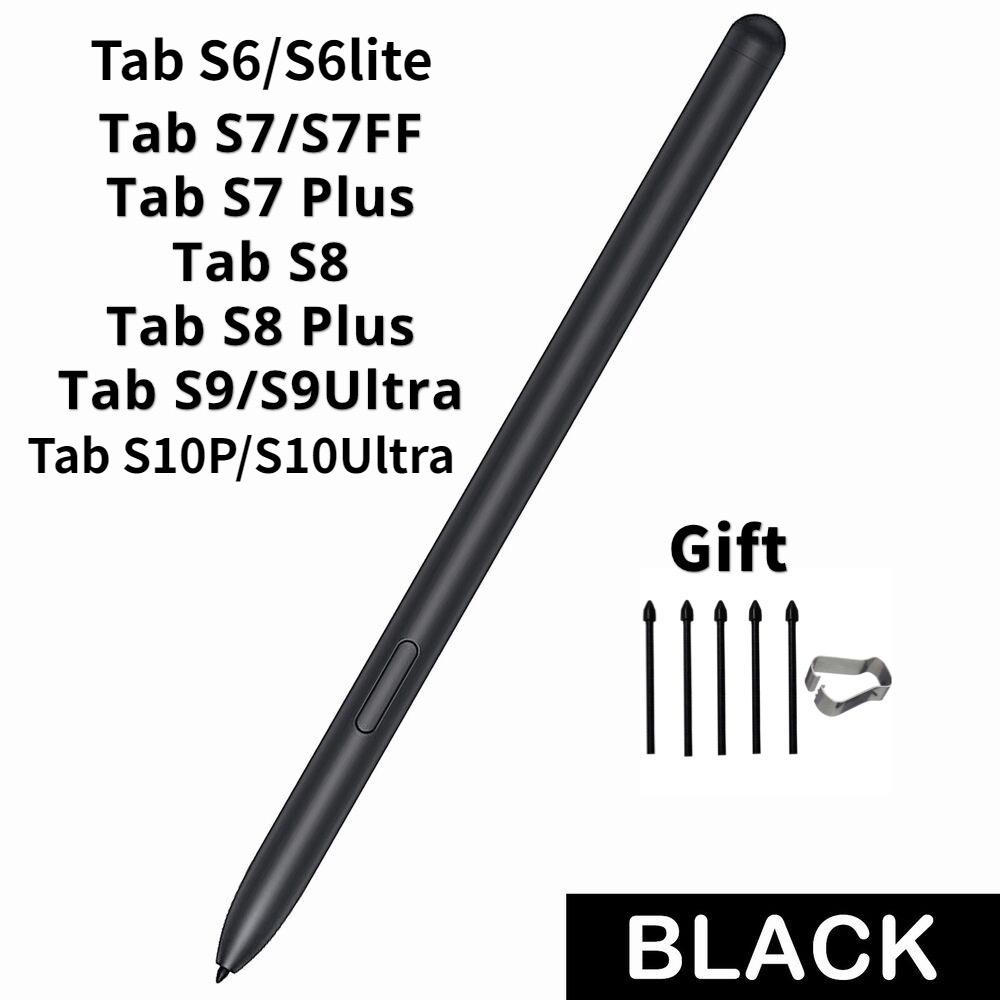 S Pen für Samsung Galaxy Tablet S8 S7 FE S6 Lite S7+ S8+ S9 S9FE S10plus S10U Tablet-Stift Stylus Touch-Stift Ohne Bluetooth schwarz
