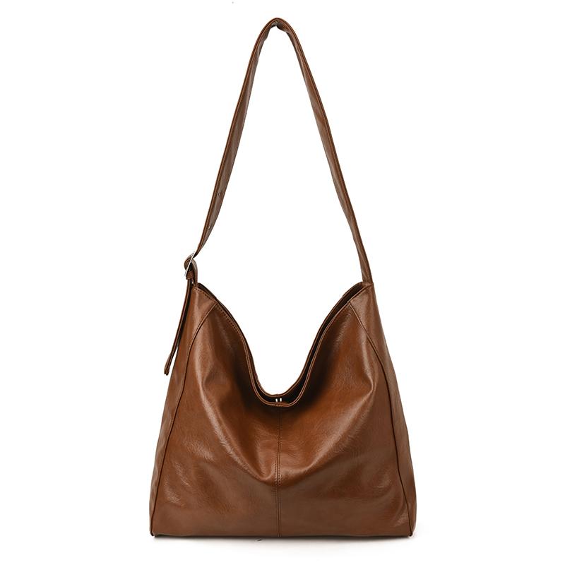 Vintage Commuter Bag Women's Large Capacity Underarm Bag Single Shoulder Messenger Bag