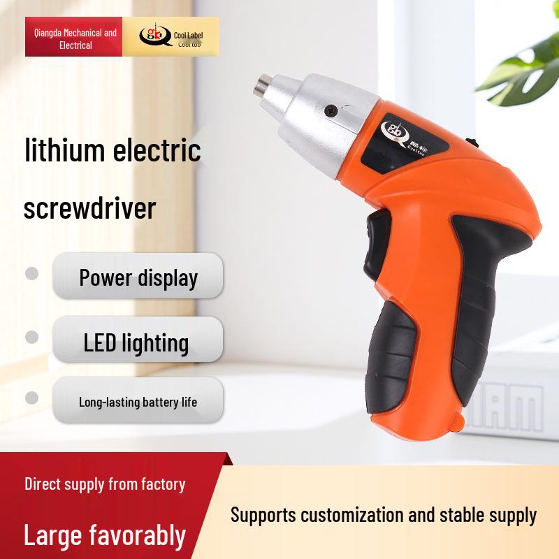 Coolbo Electric Screwdriver 3.6/4.8V Ni-Cd/Ni-MH/Lithium Battery for Home Improvement