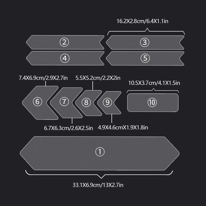 Bike Frame Sticker Bike Protective Tape Anti-Scratch Anti Dust Waterproof MTB Road Bicycle Frame Guard for Protection Fi