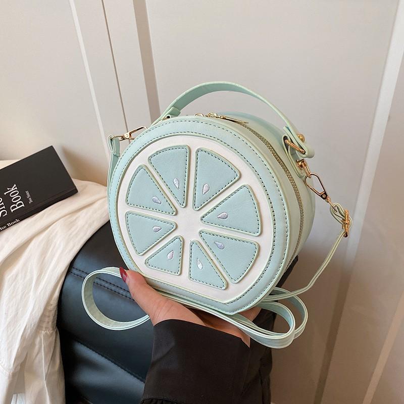 

Ins Style Niche Design Bag Female Personality Handbag Girl Cute Creative One-shoulder Cross-body синій