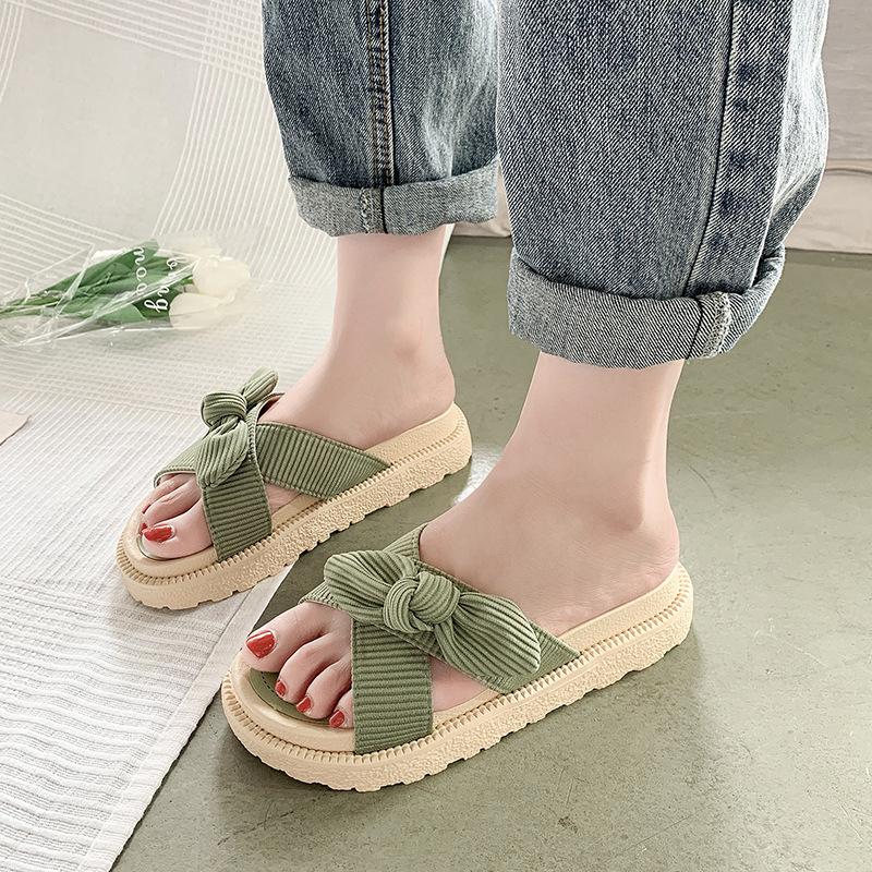 Cool slippers, new summer fairy breeze flat bottom, wear beach with skirt
