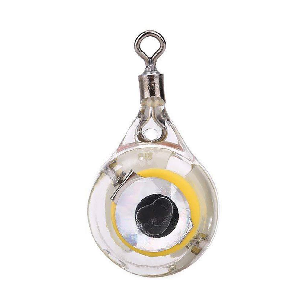

Light LED Deep Drop Underwater Eye Shape Fishing Squid Bait Luminous Lure Lamp for Outdoor Attracting Accessories белый