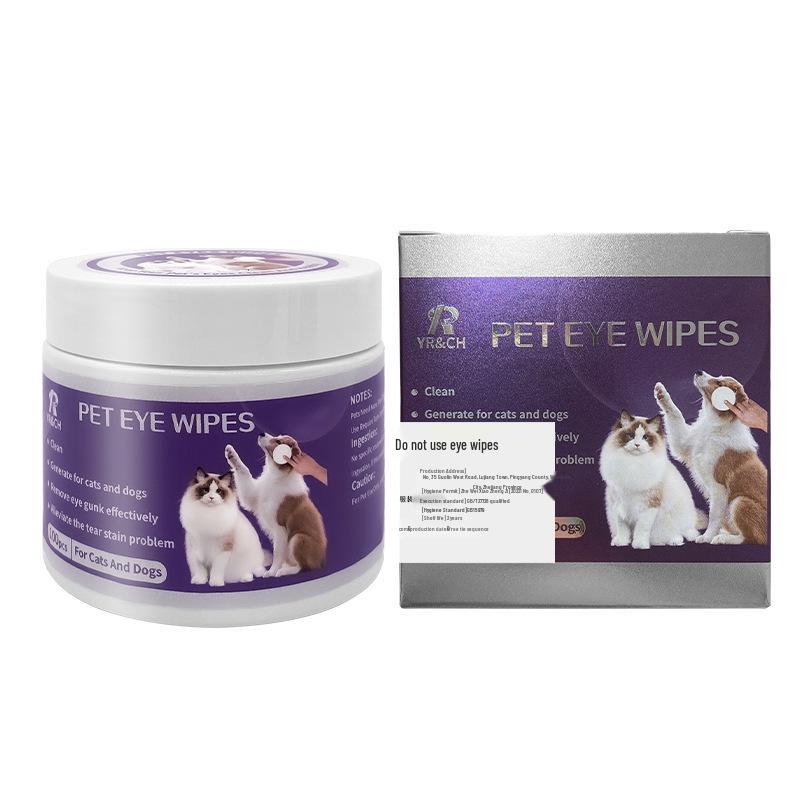 

Салфетки для очистки слезных дорожек у кошек и собак - Одноразовые и простые в использовании