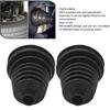2Pcs CV Joint Dust Cover Set with 4 Stainless Steel Clamps 6 Cable Ties Silicone Waterproof Dustproof Axle Boot Repair Kit for Universal Car
