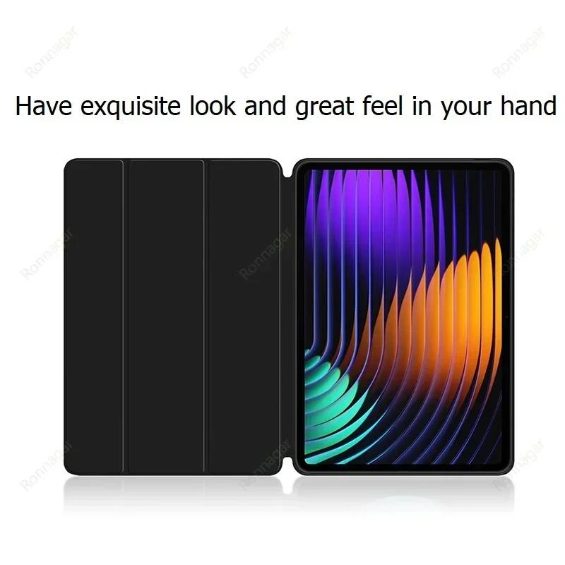 Ultra Slim Case for Xiaomi Mi Pad 7 Pad7 Pro Case 11.2 inch Folding Stand Soft Back Cover for Xiaomi Pad 7 Pro Pad7 Pro 5g Cover