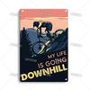 Artisian Cycling Metal Sign Bicycle Tin Plaque Bike Decorative Poster Wall Decor Garage Bar Pub Club Hotel Cafe Kitchen Home