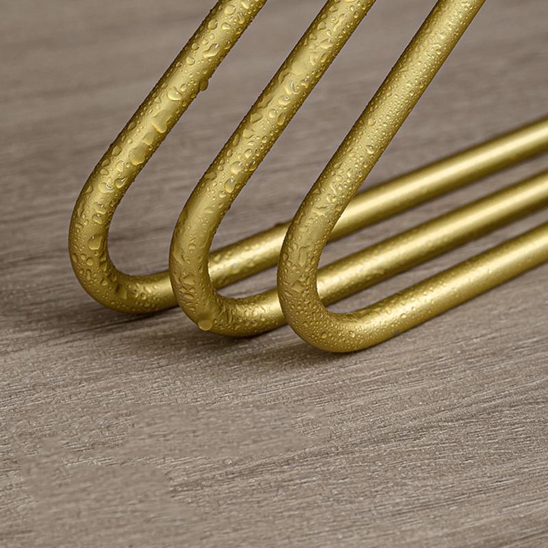 Triangle Hangers Lightweight Durable Clothes Hangers Anti Slip Aluminum Alloy Metal Hanging Rack Closet Clothing Hangers
