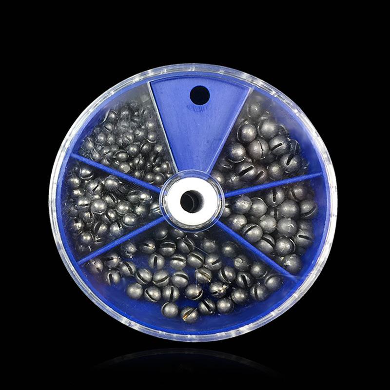 Fishing Egg Rig Sinkers Angling Lead Weight Split Shot Box Fishing Camping Tools